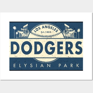 Throwback Dodgers by Buck Tee Posters and Art